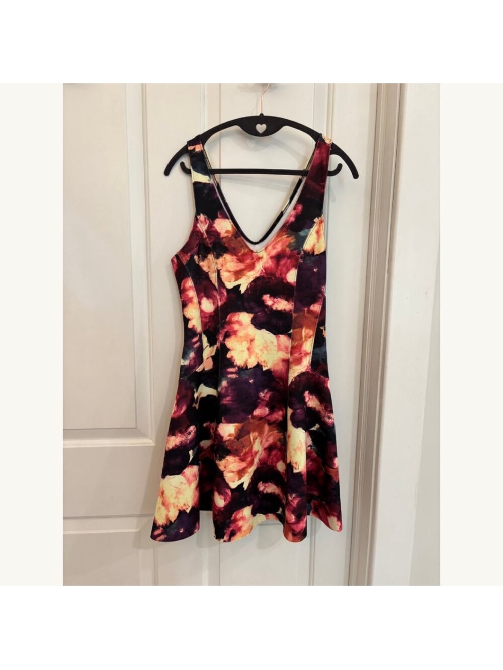 Abercrombie & Fitch Floral Fit
& Flare Dress | Size M